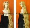 تفاصيل حول Rapunzel Custom Style Wig Wig باروكة شقراء مختلطة نمط شعر مستعار 150CM