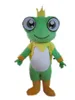2018 Discount factory sale Ventilation a big eyes frog mascot costume for adult to wear