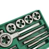 metric system tap and die combo set hand tools tapping wrench die setter suit 122040pcs fast speed hole fine thread5364349
