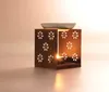 Iron frame ceramic aroma diffuser warm tea gifts and crafts home decorations Aromatherapy