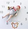 100 * 100 cm Noworodek Rekwizyty Koc Listy Numery Drukowane Koce Baby Boys Girls Infant Photo Rekwizyty Akcesoria OOA4963