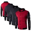 Мужские куртки 2021 Jaqueta мужские кожаные лоскутные толстовки Buon Базовая куртка Осенние бомбардировщики Верхняя одежда мода