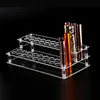 Transparent Clear Acrylic 41Hole Lipstick Lip Gloss Nail Polish Cosmetics Makeup Organizer Box Case Display Holder Rack Stand8930510