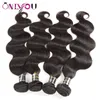 Offre d'usine 9a Extensions de cheveux vierges péruviens vague de corps cheveux humains tisse des paquets 1 pc 826 pouces brésilien brut indien haut Remy Ha5639141