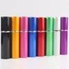 High quality 10ml Mini Portable Refillable Perfume Atomizer Aluminum Colorful Spray Bottle Empty Perfume Bottles b020