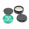 Forma di tamburo Lega di alluminio colorata Diametro 63MM Mini Herb Grinder Spice Miller Crusher Alta qualità Bel colore Design unico DHL Free