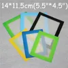 100pcs Silicone Wax Pads square dry herb mat barrel drum 26ml silicon oil mats dabber tool square baking mat