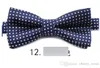 Fashion New Boys Ties Bows Polka Dots Printed Butterfly Children Bow tie England Gentelman Style Dot Kids Party Accessories 17 Colors A7059
