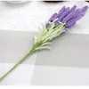 Flor de Lavanda Artificial venda Quente Roxo 51 cm Vivid Artificial Romântico Flores de Lavanda Bouquet Home decoração Do Casamento