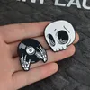 Miss Zoe Skeleton Record Hand Pins DJ Handen Broche Denim Jas Pin Hat Gesp Shirt Badge Donker Punk Sieraden Gift voor Vrienden