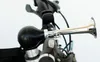 100 adet Bisiklet Bisiklet Retro Metal Hava Boynuzu Bugle Kauçuk Ampul 9 Inç Siyah Renk
