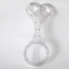 Bondage PP Crystal Manette Collo Polso Cavigliera Restrizioni Cangue Slave Grillo Gogna #R45