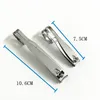 Flat en Bend Nail Clippers Nail Beauty Manicure Gereedschap met handvat Scherpe pedicure Grote en kleine schaar F1144