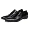 Zapatos formales de alta calidad para hombre, zapatos de vestir con correa de monje, zapatos Oxford de charol, calzado de negocios hecho a mano con punta en pico para hombre XE33
