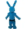 2024 Factory Sale Hot Ive Nights at Freddy's Fnaf Blue Bonnie Dog Mascot Costume Fancy Party Dress Halloween Costumes