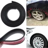 Striscia di protezione per sopracciglio della ruota di estensione del parafango per auto PU Automobile passaruota rivestimento per modanature per auto adesivo