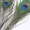 peacock feathers length 25-30 CM beautiful natural peacock feather Diy jewelry Decorative Deco fittings c652