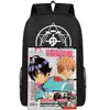 Fullmetal Alchemist ryggsäck Edward Elric Day Pack Cartoon School Bag Anime Packsack Quality Rucks Sport School Burbag Outdoor Dayp2071