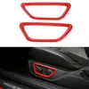 Car Seat Adjust Button Decoration Circle Cover Fit for Ford Mustang 2015-2016 High Quality Auto Interior Accessories279q