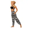 Été Sexy Mode Népal Bord De Mer Lâche Danse Du Ventre National Vent Femmes Impression Floral Longue Jambe Large Pantalon Femme Yoga Taille Haute Pantalon