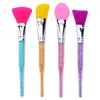 1Pc Silicone Rhinestone  Brushes DIY Mask Brush Facial Eye Make Up Cream Blending Foundation Concealer Face Cosmetic Tool