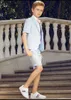 2018 Yaz Üç Adet Erkek Giysileri Yakışıklı Custom Made Boys Resmi Takım Elbise Çocuklar Resmi Takım Elbise Ücretsiz Kargo Ile