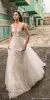 Liz Martinez Abiti da sposa country Abiti da sposa senza schienale con scollo a V Abito in pizzo da sposa Boho vestido de novia