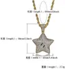 Men Women 3D Super Star Bling Bling Pendant Micro Pave Iced Out Cubic Zirconia Pendant Necklace hip hop Jewelry with gift box124192219949