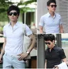 2017 HOT Summer Autumn Mens Designer Chemises À Manches Courtes Casual Candy Color Dress Shirt 17 Couleurs US SIZE XS - XL