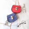 Dziecko dziecięce torebki dziecięce Torebka Koreański Styl Baby Girls Fashion PU Skóra Złota Chain Torba Dzieci Mini Crossbody Torby 6 Kolory