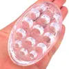 Porta-copos de pigmento acrílico transparente oval Suporte para copo de tinta permanente para tatuagem Suporte de 15 furos Acessórios para tatuagem