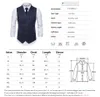 Hommes costume Gilet 2018 Double boutonnage Gilet Slim Fit Gilet hommes d'affaires mariage Colete Masculino Social Blazer grande taille