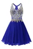 2021 Nieuwe Sexy Sweetheart Crystal Prom Dresses Homecoming Jurk met pailletten voor meisjes Juniors Graduation Party Formele Gown BH01