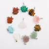 Charms Carved natural Stone Fish Pendant Crystal Agate Quartz Stone Boys & Girls Bag Accessories wholesale free shipping