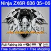 KAWASAKI ZX636 ZX 6R 600cc 6 R ZX636 05 06 210HM.2 ZX6R 05 06 şampanya blk ZX600 ZX 636 ZX6R 2005 2006 Kalafatlama için Vücut + altın Tankı