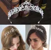 Couvre-chef de mariée couronne de diamant, couronne en or rose, ornement de cheveux, ornements de mariée