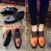 chaussures d'affaires hommes oxford en cuir robe marron chaussures de créateur hommes costume de mode chaussures zapatos hombre vestir chaussure classique homme sapatos