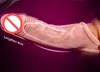 Siliconen penis cockring dikker en verlengen cover seksspeeltjes voor mannen mannelijke masturbator cockring Duurzame vertraging ejaculatie dildo extender DHL