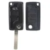 jingyuqin Remote Folding 3 Buttons Fob Car Key Shell Cover For Citroen C2 C3 C4 C5 C6 C8 For Peugeot 407 407 307 308 607 CE0536168Q