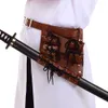 الرجال القرون الوسطى التبعي فرسان larp اثنين مشبك السيف الضفدع الحافظة مع حزام rapier غمد حامل حزام هالوين تأثيري