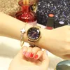 2018 Nouvelles femmes authentiques Watch Starry Surface Aspiring Mailt Mesh avec quartz Watch Imperproof Watch4405123