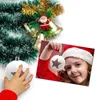كرات عيد الميلاد Boolbles Home Party Supplies Toy News Year Decorations Matte White Ball Xmas Tree Tree Decord 2374141