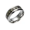 316 Stainless Steel Jesus Cross ring Finger ring Nail rings Pray Silver Gold Band Rings for Women Men Believe inspired jewelry