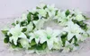Kransar 6.3 "42 st huvuden Artificial Lily Rose Flower Ivy Garland Silk Vine Greenery For Wedding Home Decorative