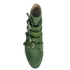 Kolnoo Nieuwe producten Handgemaakte Dames Dames Low-Hak enkellaarzen Klinknagels Spikes met vier gespen Deco Casual Mode Booties Simple Shoes A045