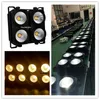 8 stuks MX 400W COB Warm Cool White COB LED Blinder DJ Light 4 Eyes Matrix LED COB DMX Blinder Light