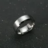 Mode Schwarz Titan Ring Männer Fertig Klassische Engagement Schmuck Ringe Für Männliche Party Hochzeit Bands Anillos