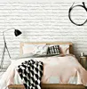 White Modern Brick Wallpaper Wall Paper Covering Rolls For Shop Room 0.53 x 10m(32.8ft*1.738ft)