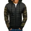 ZOGAA grande taille hommes hiver décontracté à capuche coton manteau mince veste fermeture éclair mince hommes vêtements 2018 manteaux Parka Camouflage Outwear