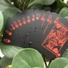 OUTAD impression créative cartes à jouer en plastique noir étanche cartes de Poker jeux de divertissement jouets pour les amis de la famille